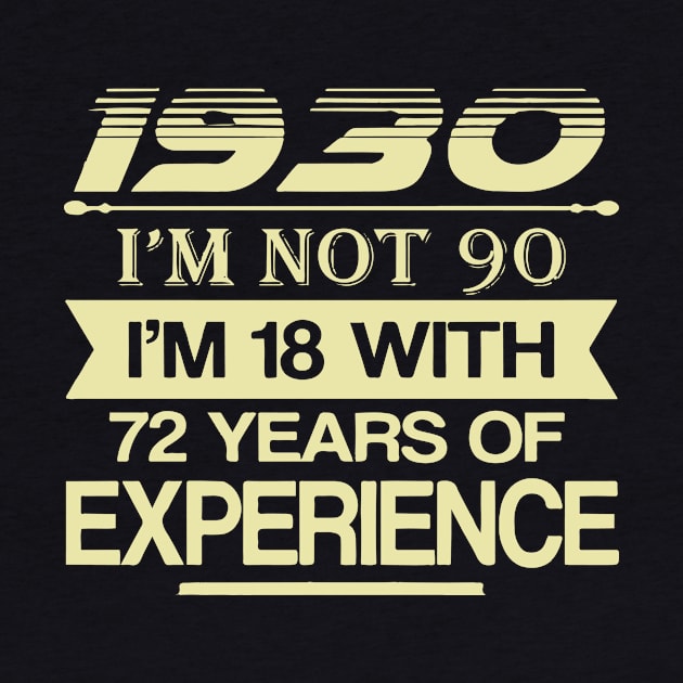 930 Funny 90th Birthday I'm Not by iK4